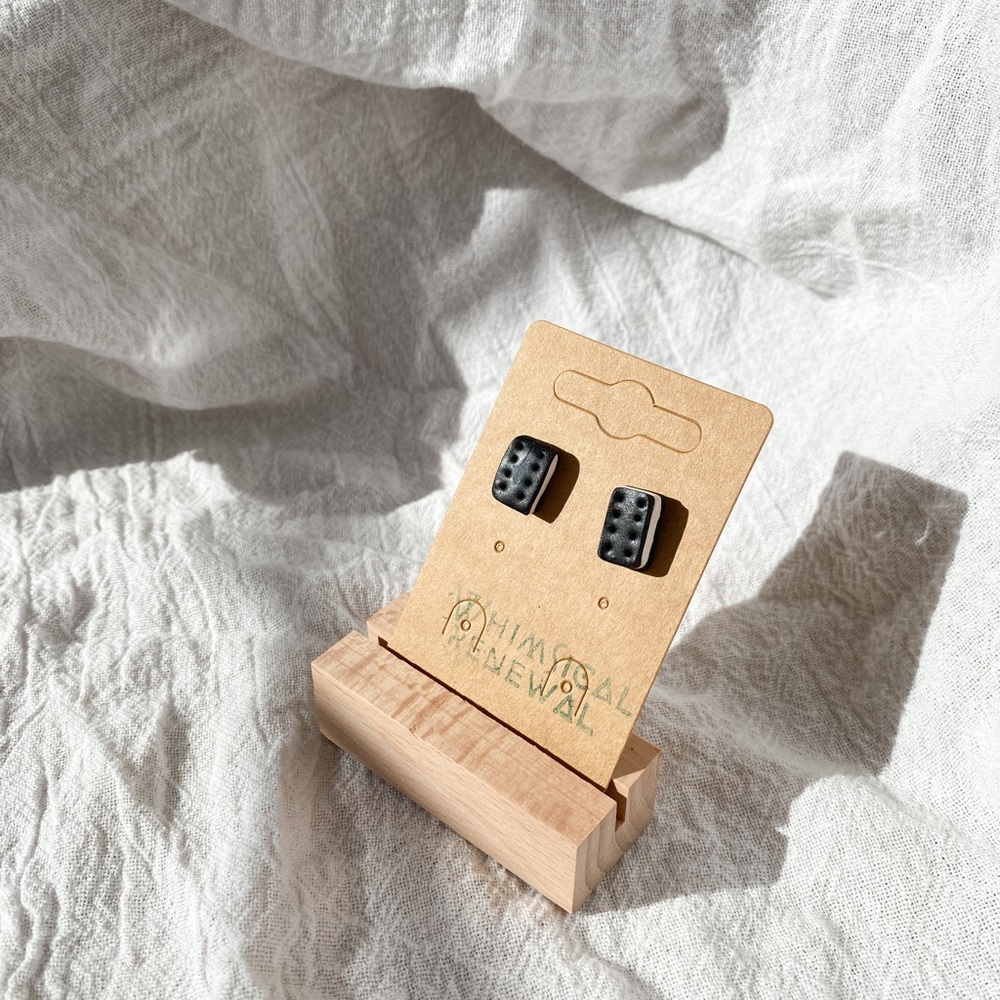 Ice Cream Sandwich Stud Earrings